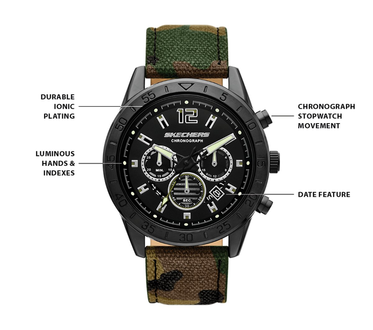 Kornblum Camo Watch | Skechers Men|Clothing