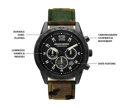 Kornblum Camo Watch | Skechers Men|Clothing