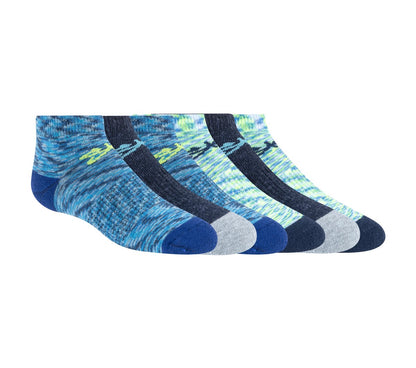 6 Pack Space Dye Low Cut Socks | Skechers Kids|Clothing
