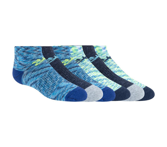 6 Pack Space Dye Low Cut Socks | Skechers Kids|Clothing