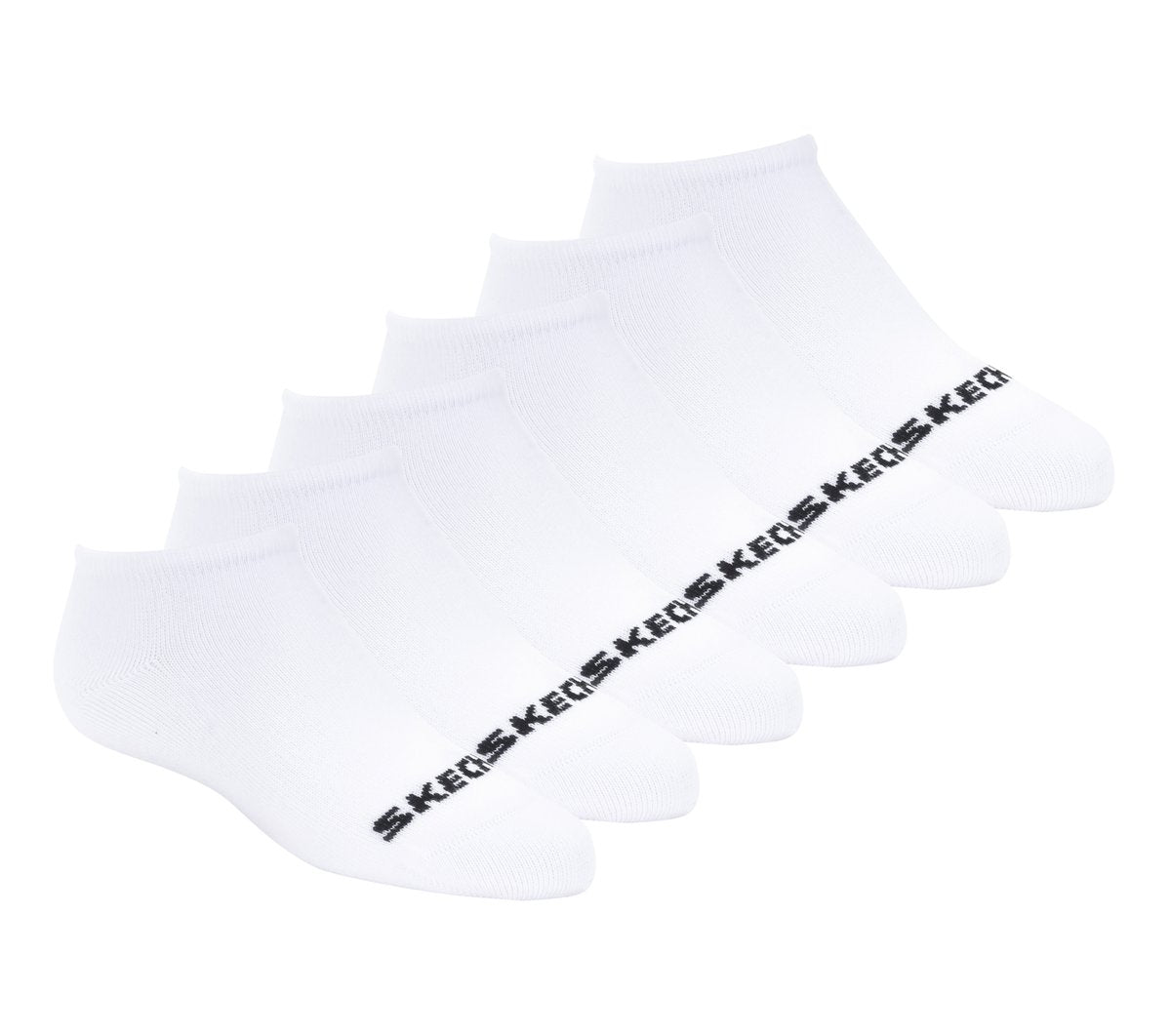 Cotton No-Show Socks - 6 Pack | Skechers Kids|Clothing