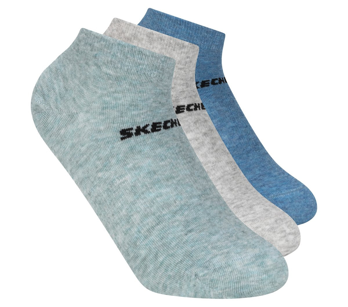 3 Pack Boys' Low Cut Cotton Socks | Skechers Kids|Clothing
