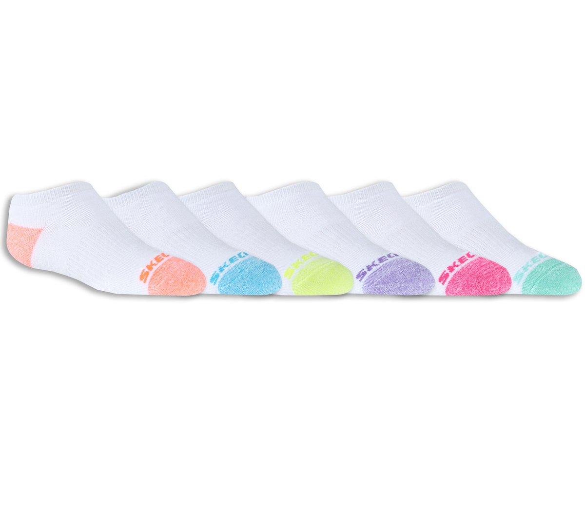 6 Pack Low Cut Walking Socks | Skechers Kids|Clothing
