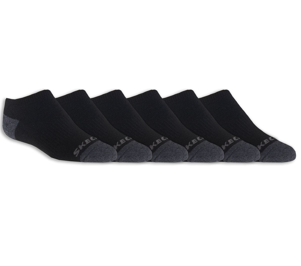 6 Pack Boys' No Show Socks | Skechers Kids|Clothing