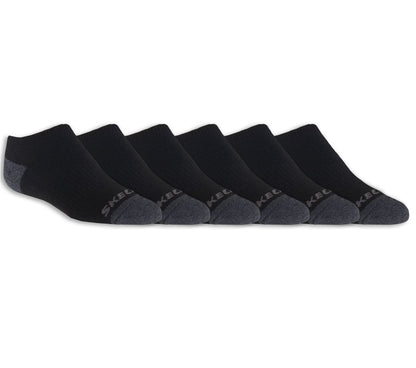 6 Pack Boys' No Show Socks | Skechers Kids|Clothing
