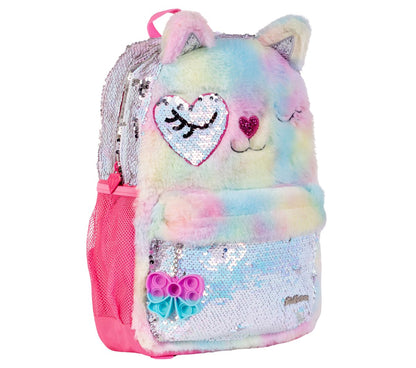 Twinkle Toes: Fur Cat Backpack | Skechers Kids|Clothing
