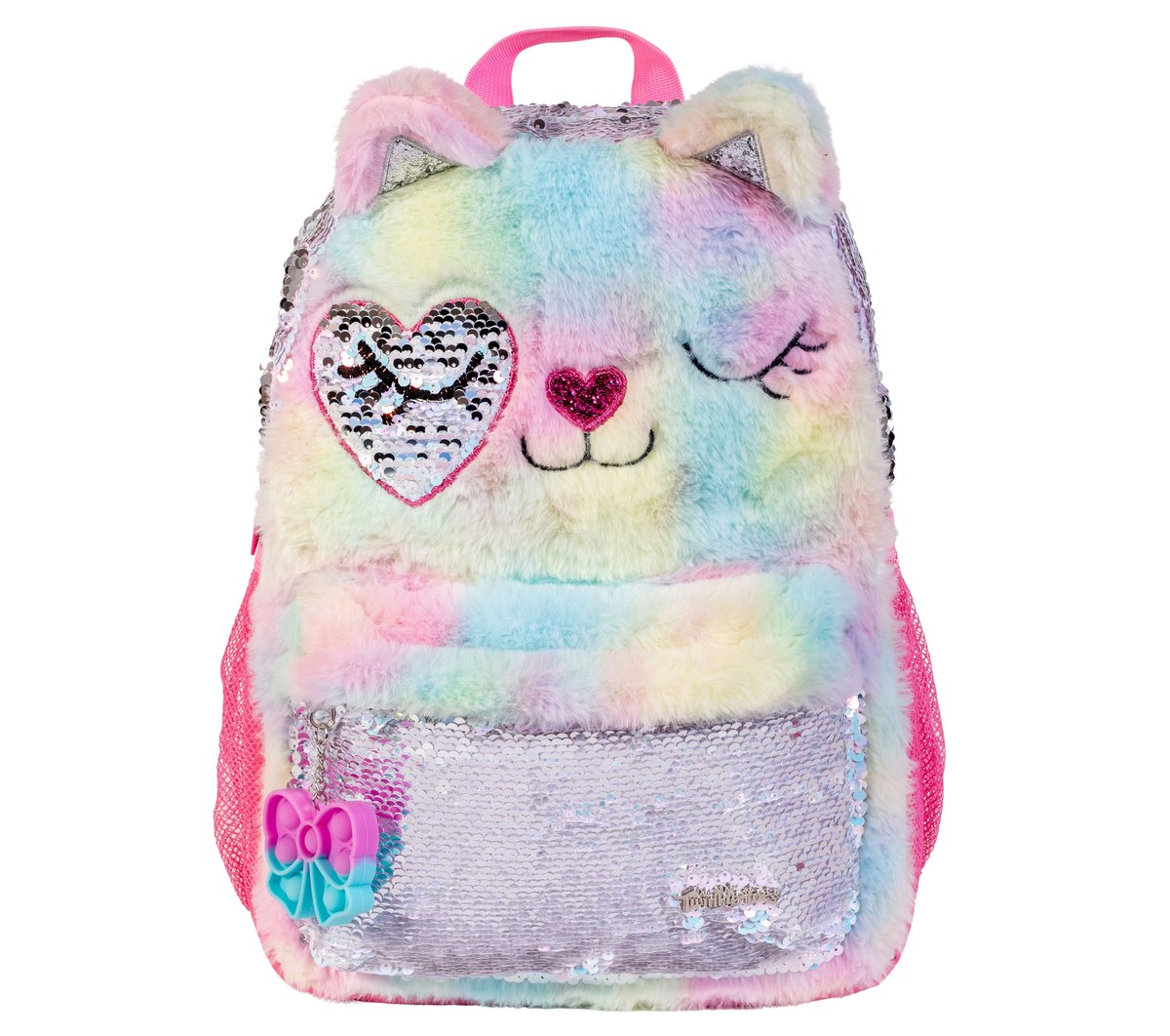 Twinkle Toes: Fur Cat Backpack | Skechers Kids|Clothing