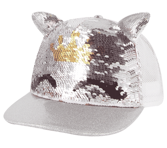 Caticorn Sequin Trucker Hat | Skechers Kids|Clothing