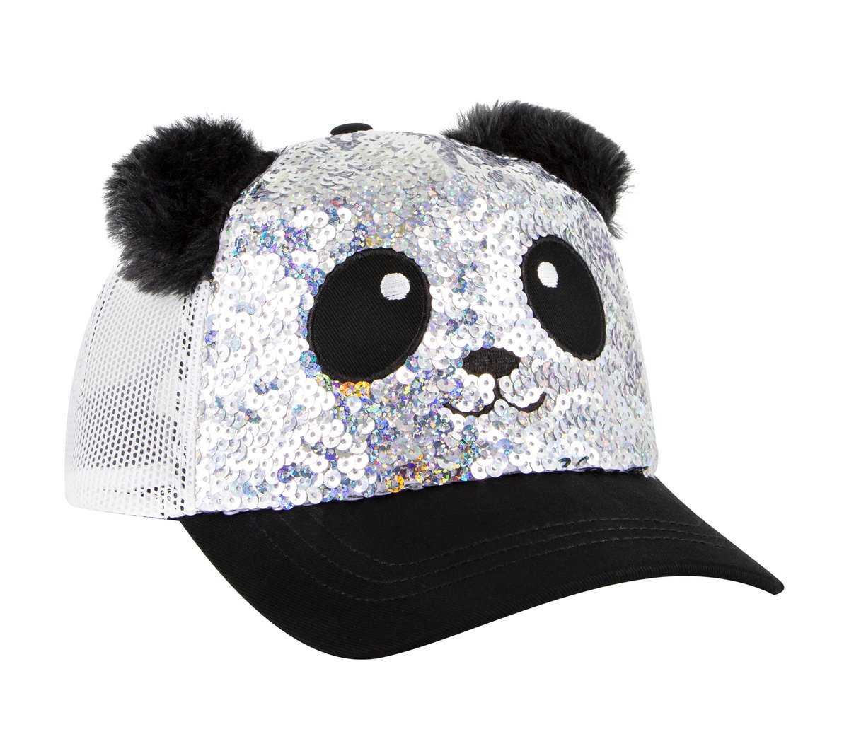 Sequin Panda Hat | Skechers Kids|Clothing