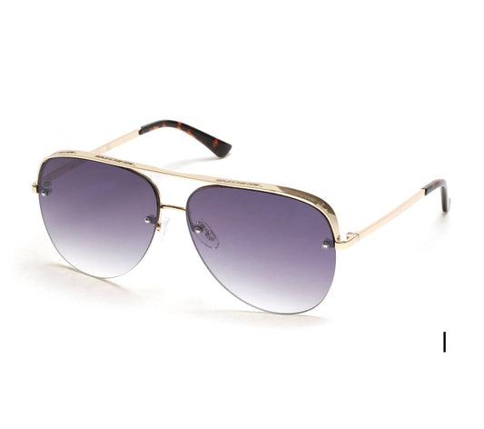 Semi-Rimless Metal Aviator | Skechers Clothing