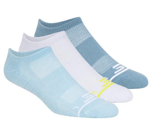 3 Pack Women's No Show Premium Basic Socks | Skechers Clothing