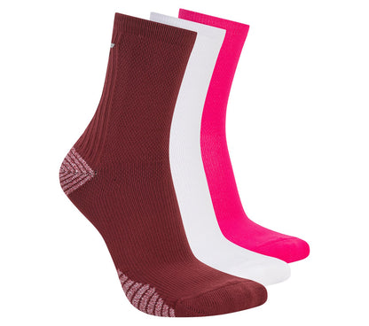 3 Pack Women's Half Terry Low Crew Socks | Skechers Clothing