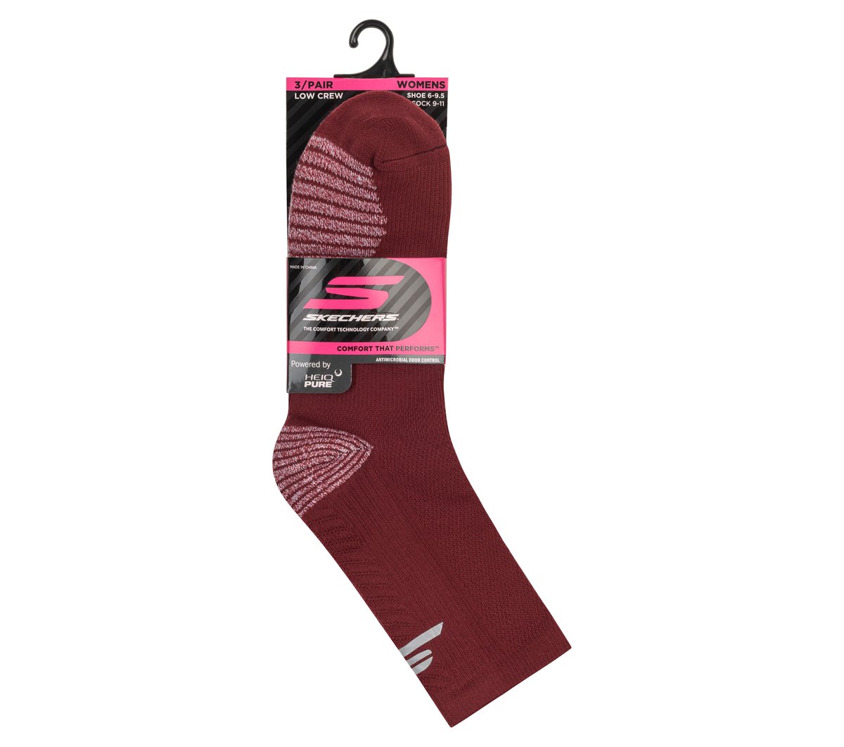 3 Pack Women's Half Terry Low Crew Socks | Skechers Clothing