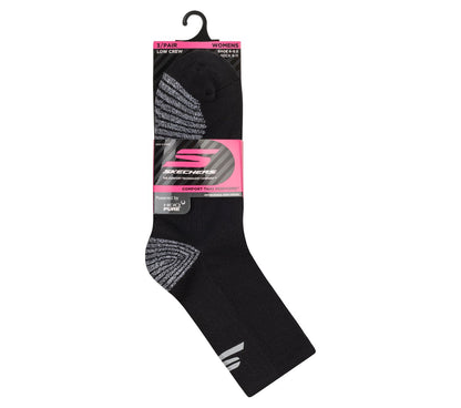 3 Pack Women's Half Terry Low Crew Socks | Skechers Clothing