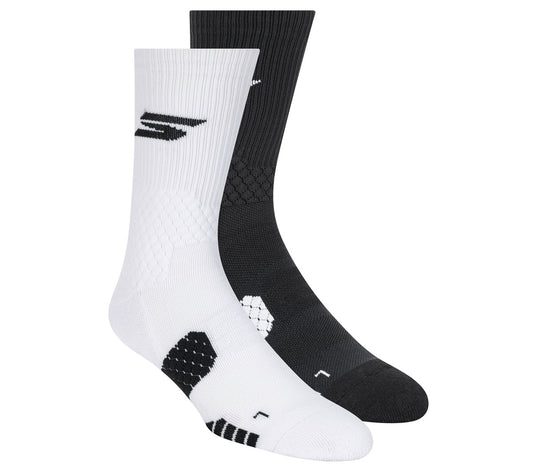 2 Pack Performance Basketball Crew Socks | Skechers Clothing