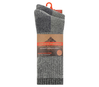 2 Pack Men's Crew Wool Socks | Skechers Clothing