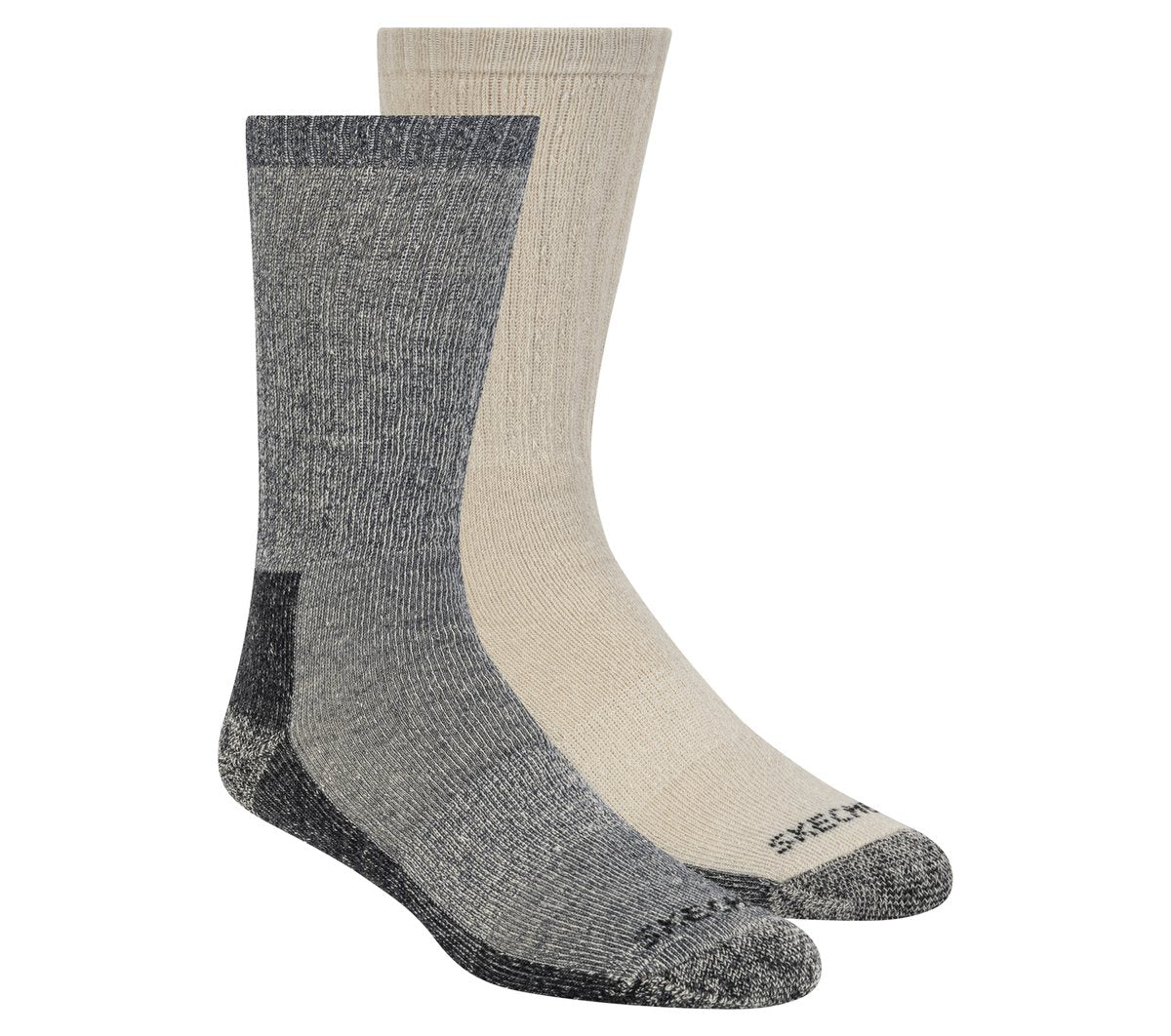 2 Pack Men's Crew Wool Socks | Skechers Clothing