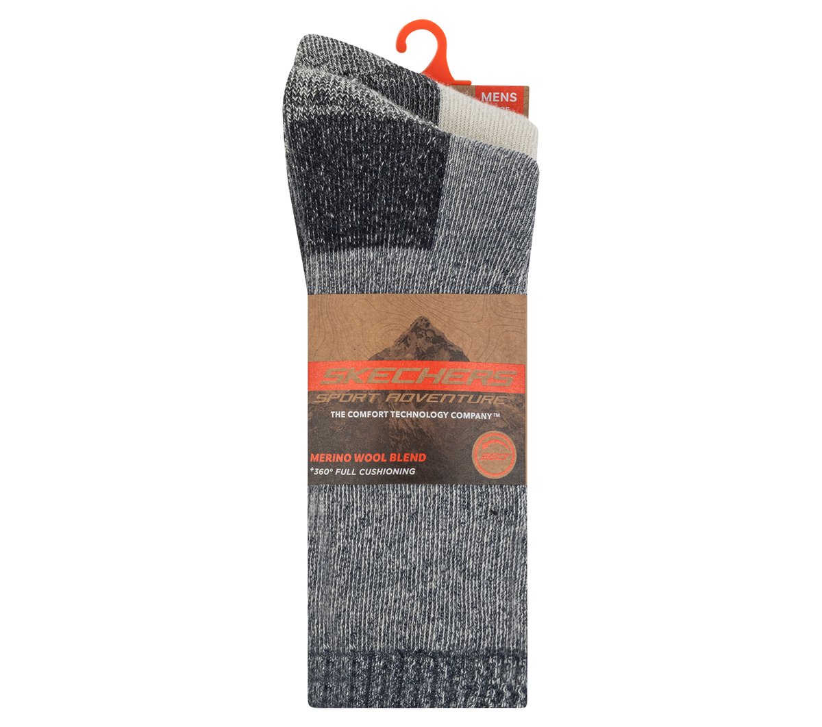 2 Pack Men's Crew Wool Socks | Skechers Clothing