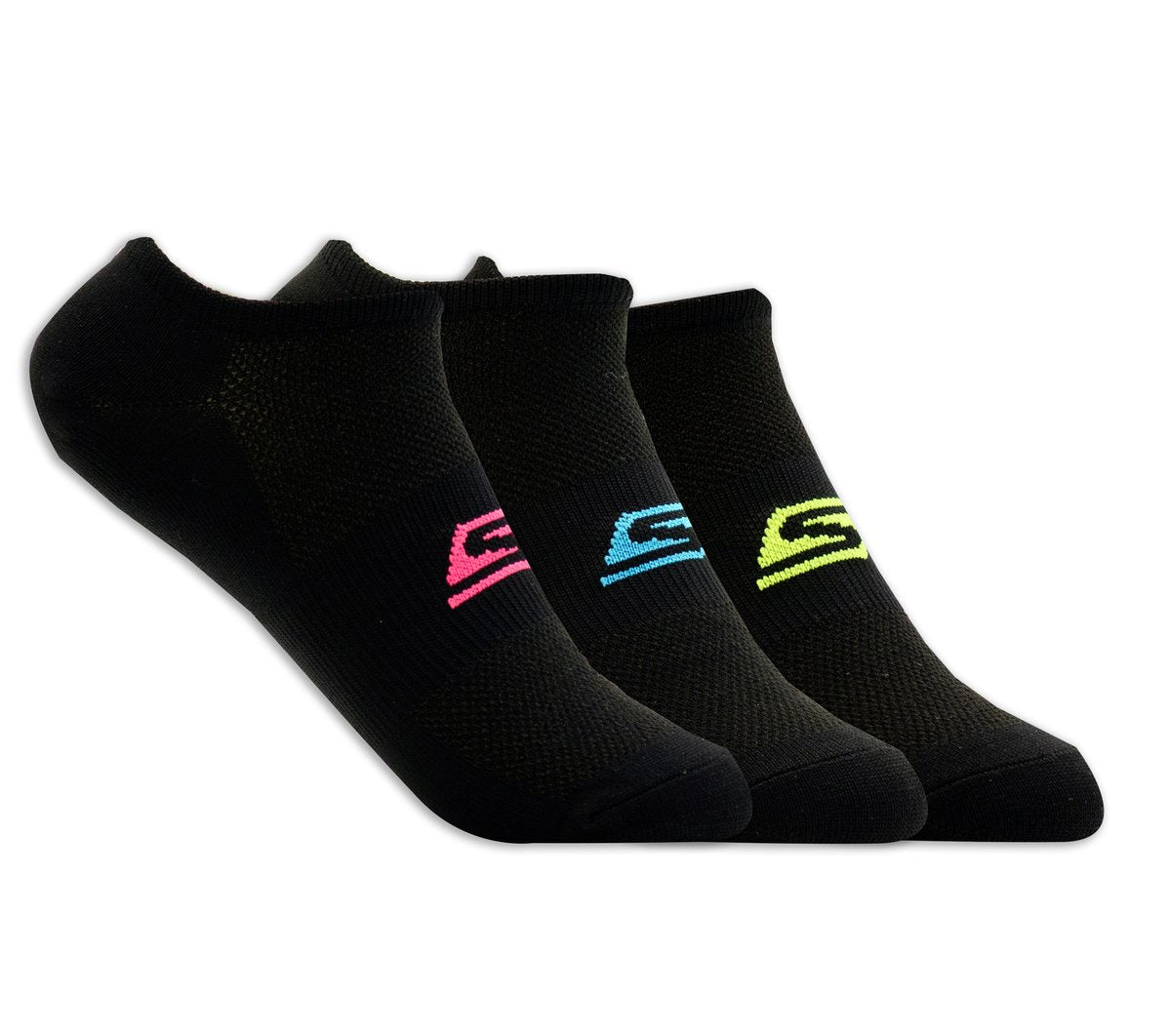 3 Pack No Show Stretch Socks | Skechers Clothing