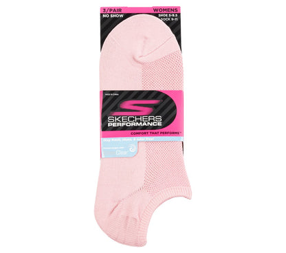 3 Pack No Show Stretch Socks | Skechers Clothing