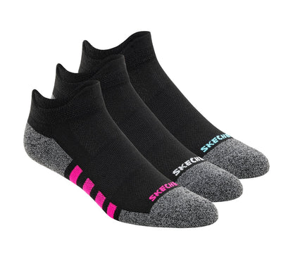 Work: Lowcut Heel Tab Socks - 3 Pack | Skechers Clothing