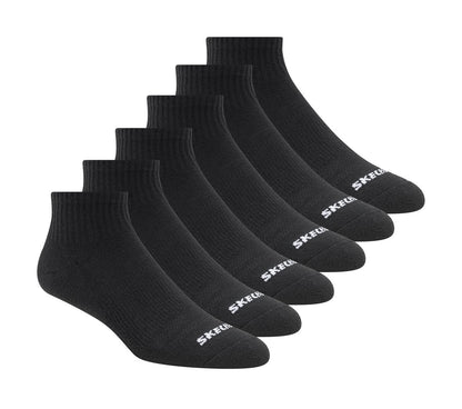 6 Pack Core Quarter Medium Socks | Skechers Clothing