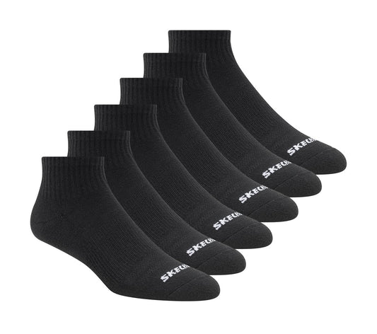 6 Pack Core Quarter Medium Socks | Skechers Clothing