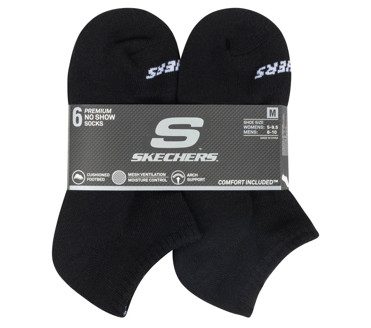 6 Pack Core Low Cut Medium Socks | Skechers Clothing