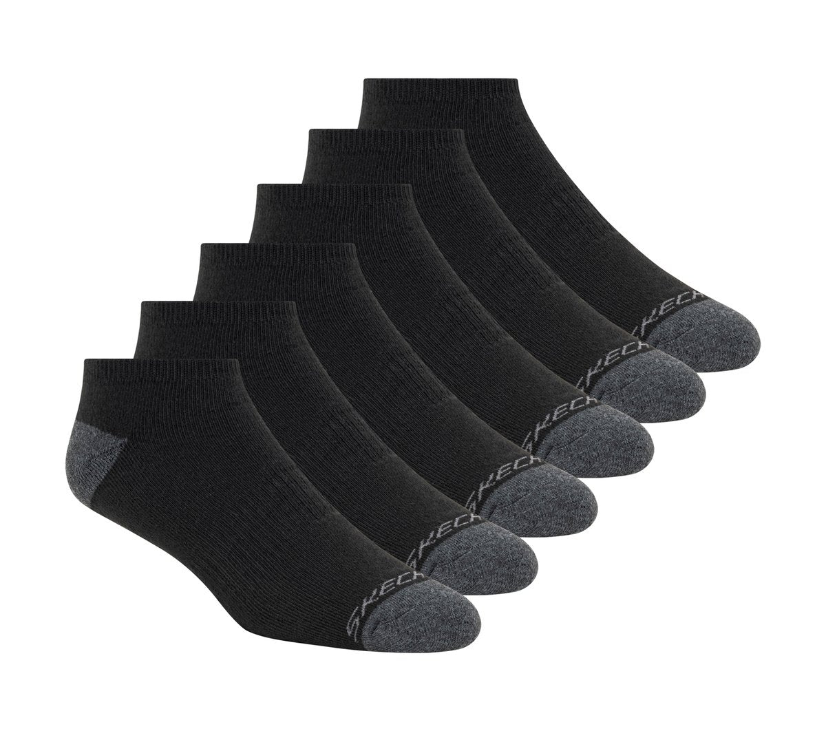6 Pack Walking Low Cut Socks | Skechers Clothing