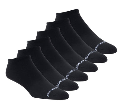 6 Pack Men's Cotton No Show Socks | Skechers Clothing