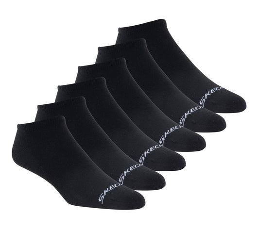 6 Pack Men's Cotton No Show Socks | Skechers Clothing