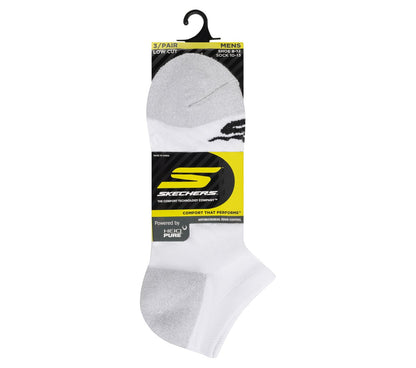 3 Pack Men's Terry Low Cut Socks | Skechers Clothing