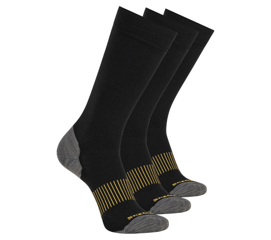 Work: 3 Pack Men's Over Calf Compression Socks | Skechers Clothing
