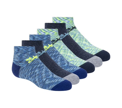 6 Pack Space Dye Low Cut Socks | Skechers Clothing