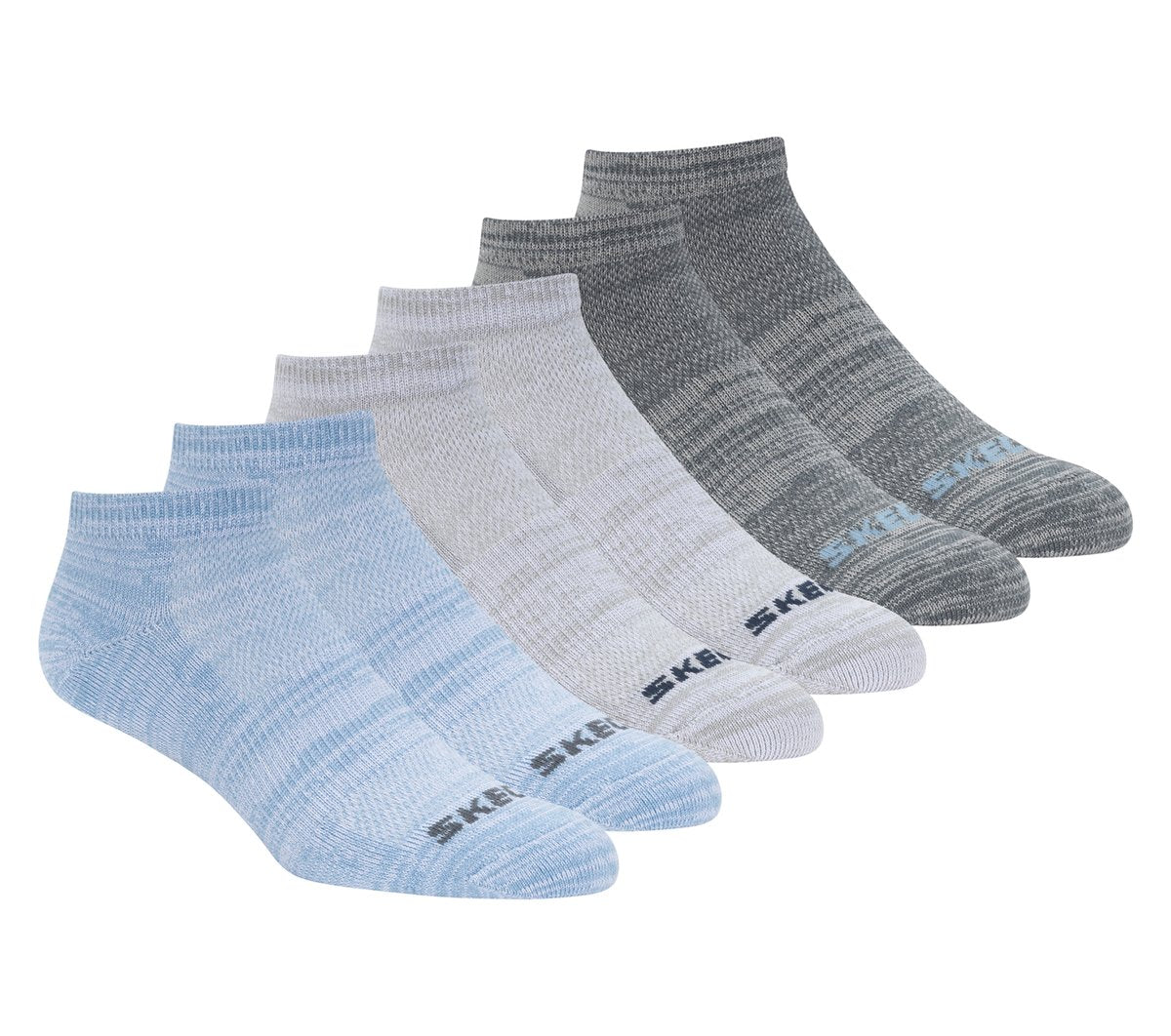 6 Pack Low Cut Non Terry Socks | Skechers Clothing