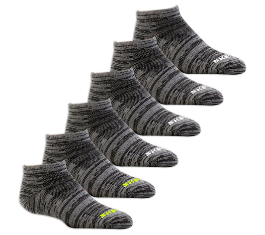 6 Pack Low Cut Non Terry Socks | Skechers Clothing