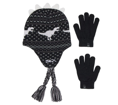 Glow In The Dark Dino Hat Set | Skechers Clothing