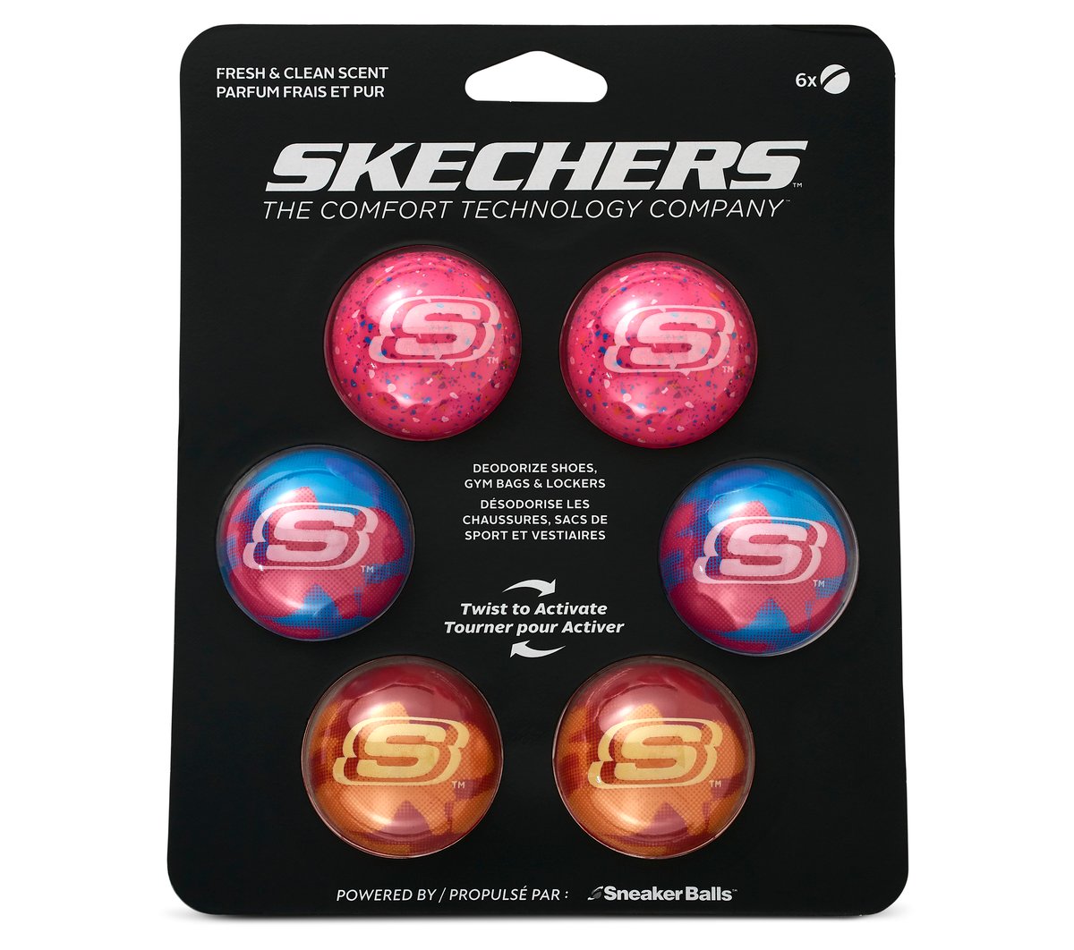 6 Pack SKX Sneaker Balls | Skechers Clothing