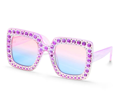Square Rhinestone Sunglasses | Skechers Clothing