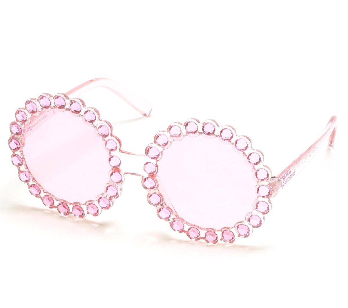 Round Rhinestone Sunglasses | Skechers Clothing