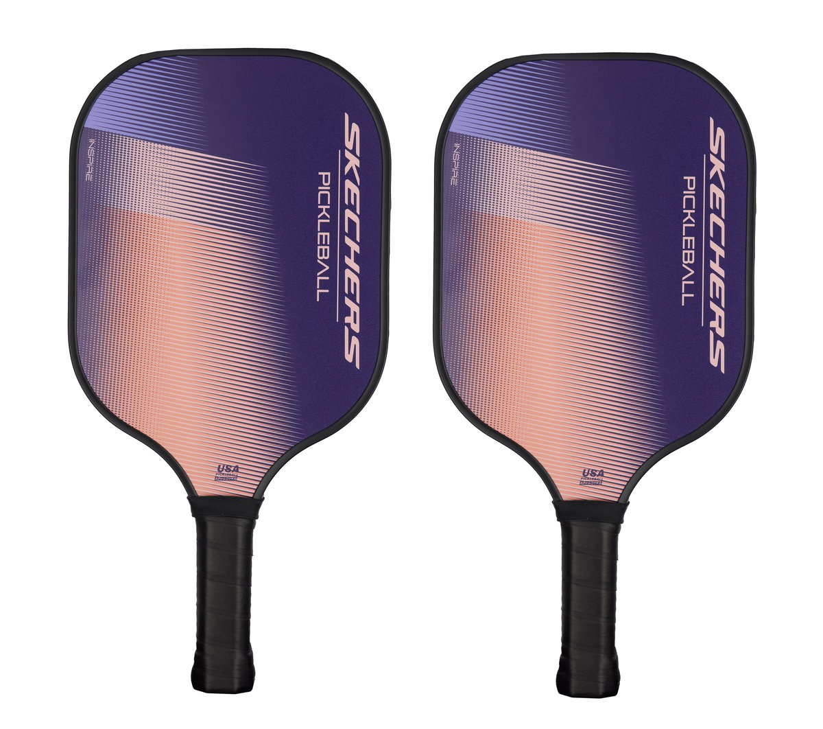 Pickleball Inspire 12mm Paddle - Purple Orange | Skechers Clothing